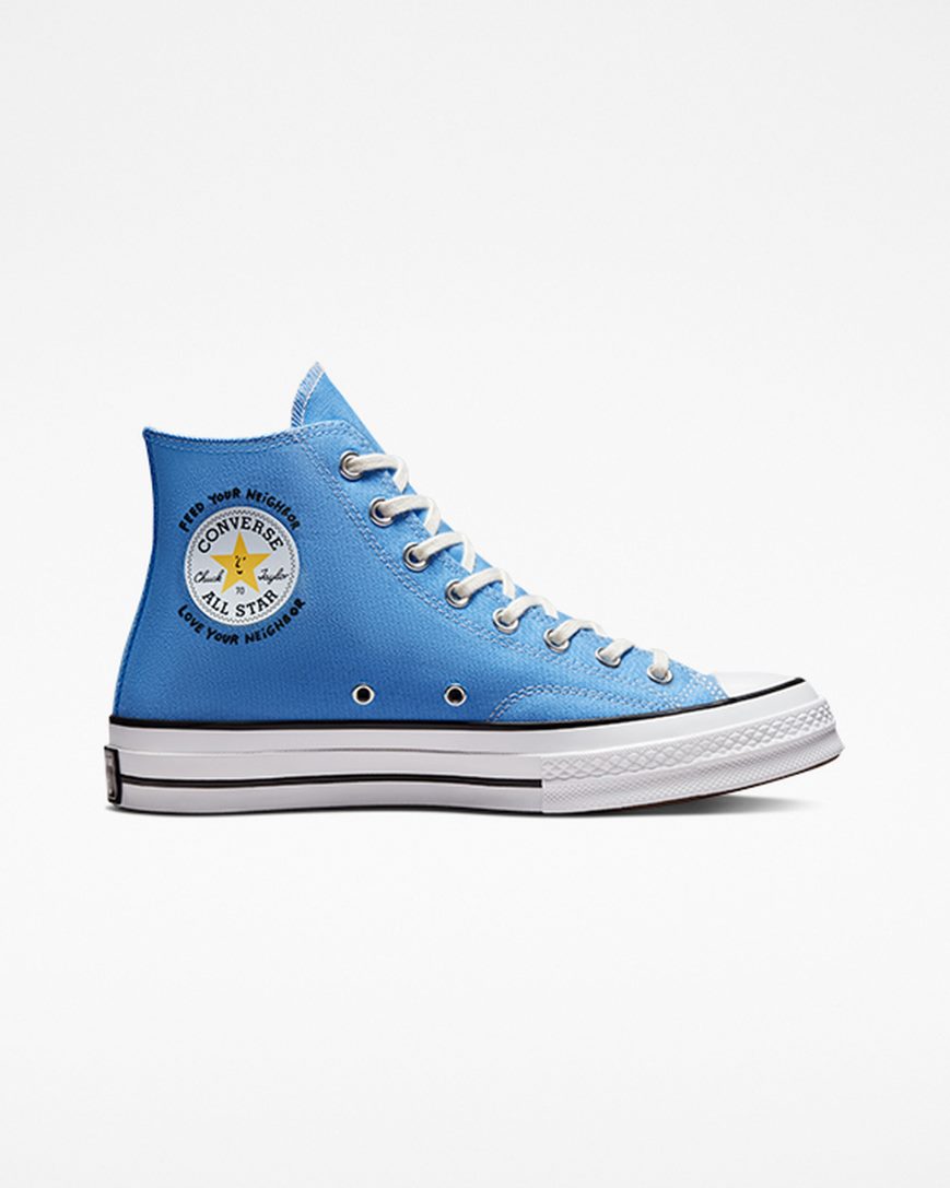 Tenisky Vysoke Converse x Sky High Farm Workwear Chuck 70 Damske Modre Viacfarebný Biele | SK GY11SZ2